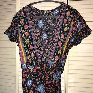 Rayon wrap dress